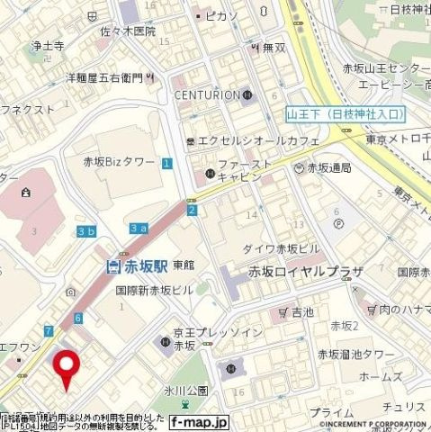 【地図】ダイアパレス赤坂 