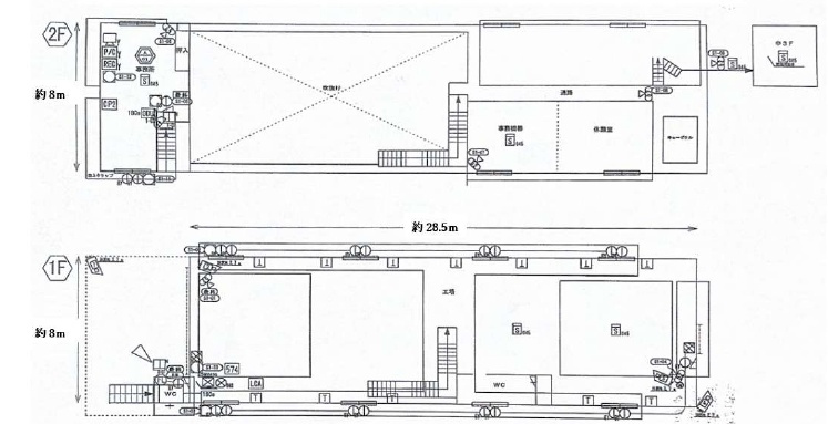 豊中市利倉２丁目の倉庫の間取り