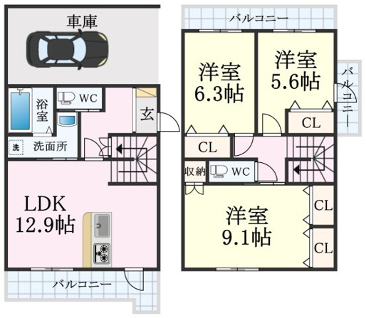 中道通4丁目タウンハウス