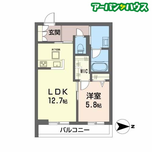 ミモザの間取り