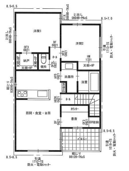 【間取り】 | La Cachette 浜田山
