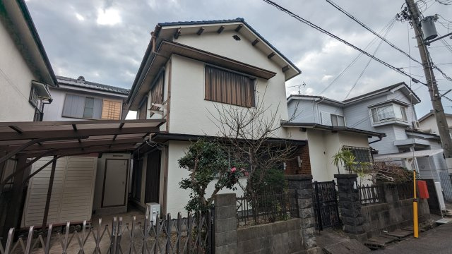 和歌山市三葛住宅の外観|外観は落ち着いています