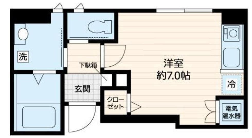 あざみビルの間取り|間取りです。