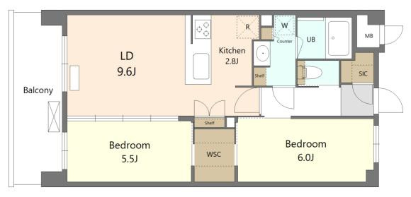 S-RESIDENCE豊achieveの間取り
