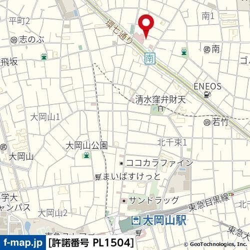 スカイコート都立大学の地図