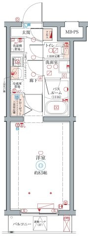 クレヴィスタ柴又の間取り