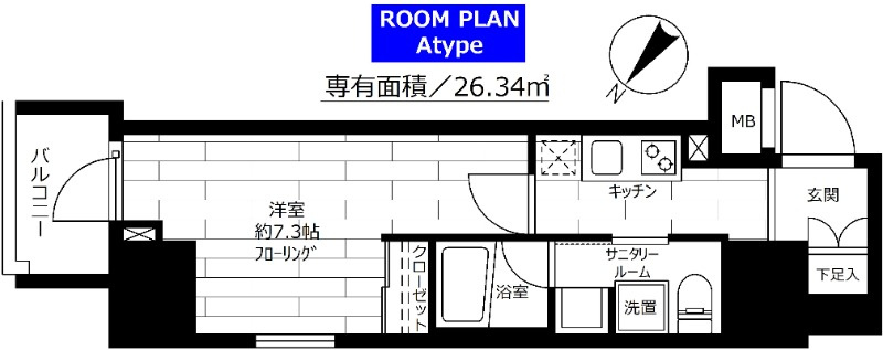 グランドコンシェルジュ蒲田の間取り