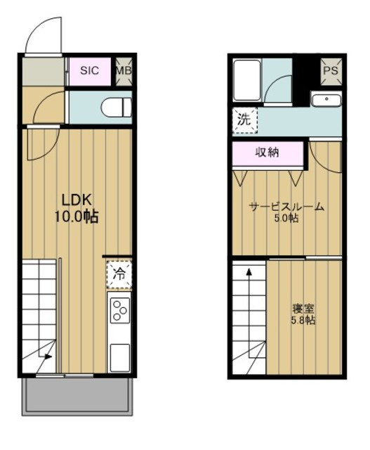 パークキューブ大森山王の間取り