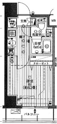 プレール・ドゥーク北新宿Ⅳの間取り|間取りです。
