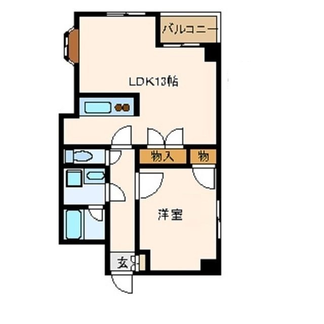 ヒルズ藤の間取り|間取りです。