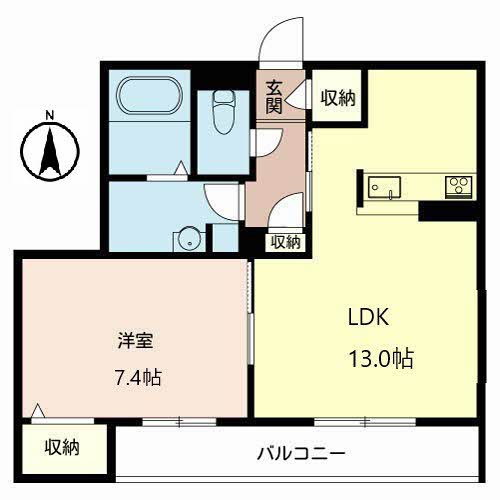 【間取り】 | エスポワール・アイ北春日丘Ⅲ