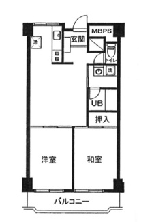 【間取り】 | 平井ホワイトハイツ | 間取りです。