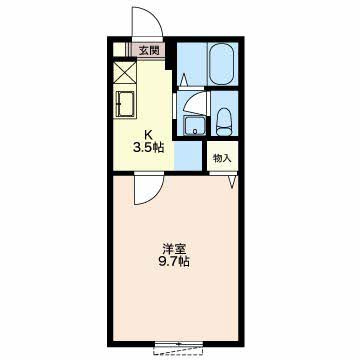 【間取り】 | シャトレーオカダＢ