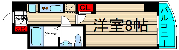 セレニテ堺筋本町SUDの間取り|お部屋によって壁紙や建具等色が違います