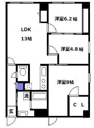 【間取り】 | 北條ビル | 間取り