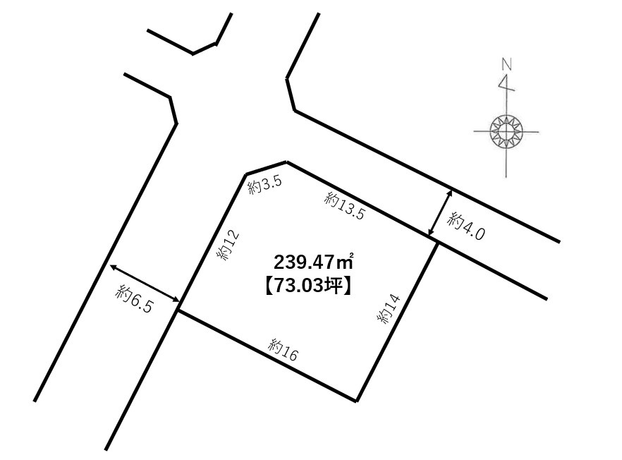 天童市田鶴町【売地】