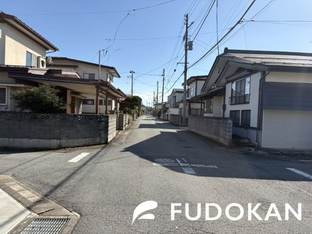 天童市田鶴町【売地】の周辺|前面道路