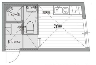 【間取り】 | ビジュー池袋レジデンス２０４ | 間取りです。