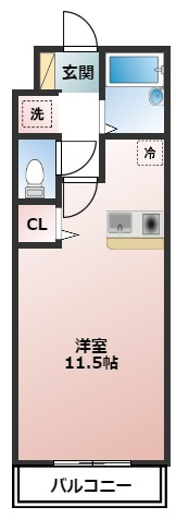 ヴィララックルジューンの間取り