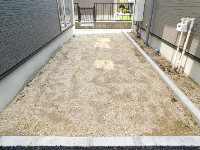 北名古屋市六ツ師女夫越の新築一戸建の庭|◇庭◇　　ガーデニングやお子様が遊べる庭付き♪