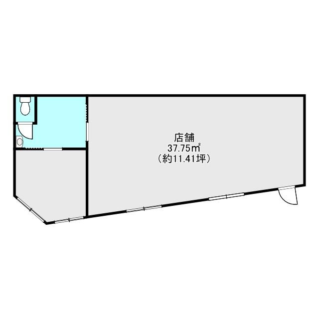 中野様貸店舗Ⅱの間取り