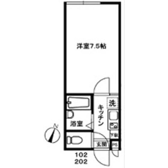 ロッシェル橋本６の間取り