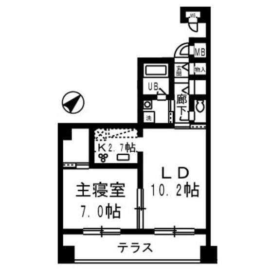 【間取り】 | グランデュール千鳥