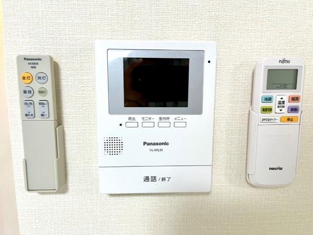 仮）日野市落川アパート新築工事の内装|カメラ付インターホン（イメージ）