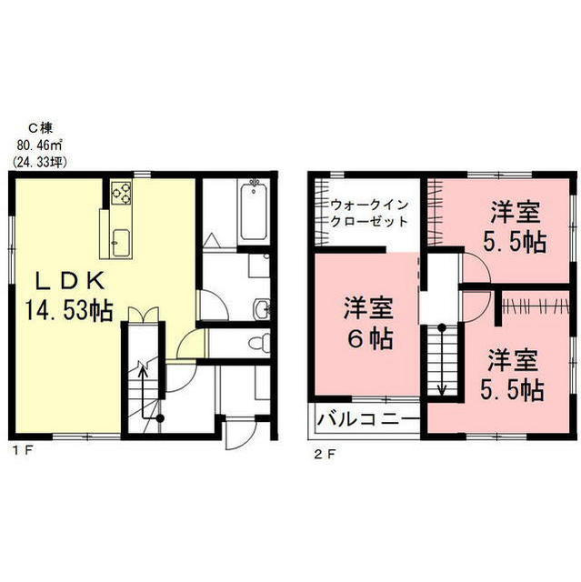 Ｐａｒｔｉｒ北一色の間取り