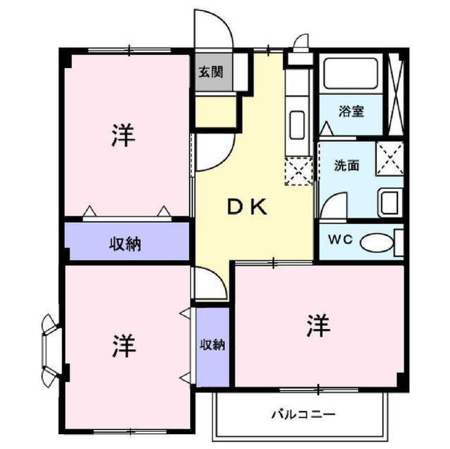 クオリティーハイム安藤の間取り