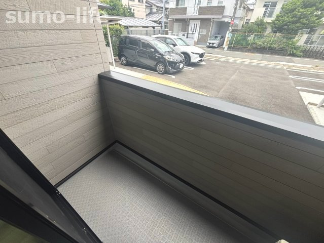 ライズ瑞穂のバルコニー