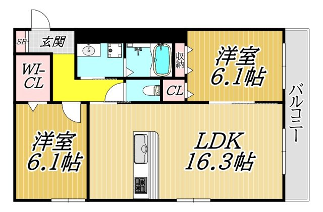 ルネムーンの間取り