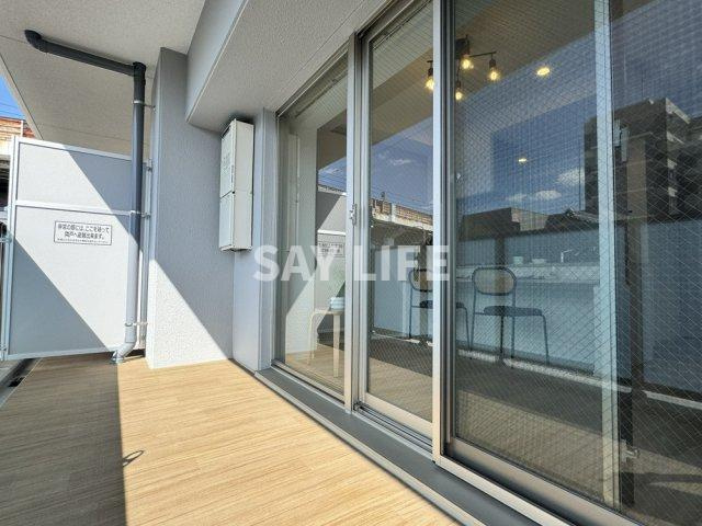 スプランディッド天王寺SOUTHのバルコニー