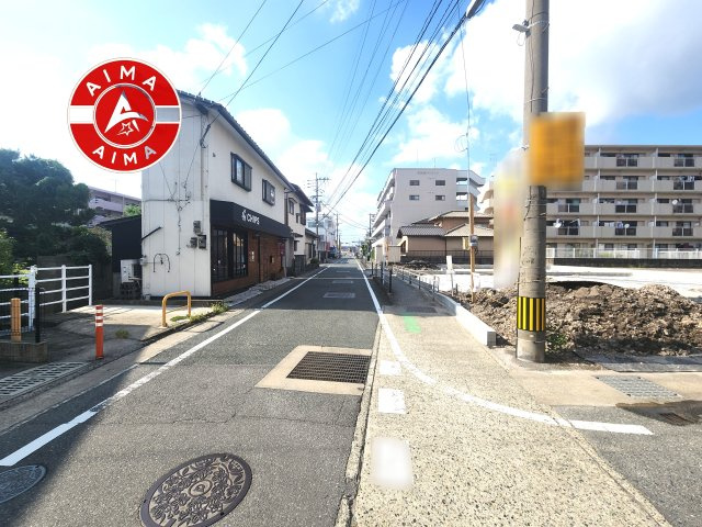 糟屋郡志免町志免4丁目第9-3棟（2号棟）の前面道路含む現地写真|前面道路です。