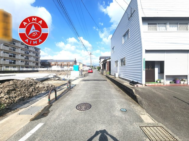 糟屋郡志免町志免4丁目第9-6棟（3号棟）の外観|前面道路含む現地の写真です。