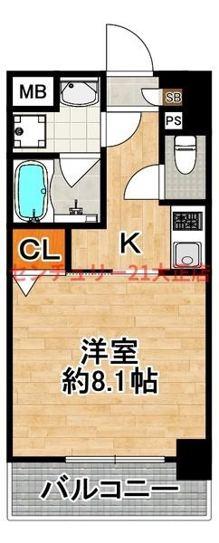 エグゼ大阪ドーム２の間取り