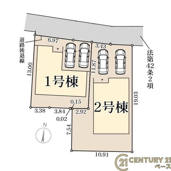 リーブルガーデン勾田町 １号棟 ／新築一戸建の区画図|■こちらの物件は１号棟です！■