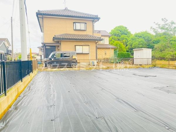 富里市御料の売地の前面道路含む現地写真