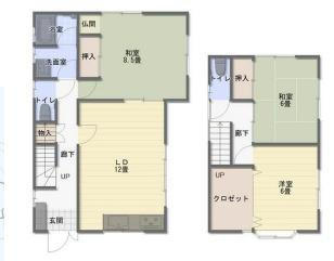 八街市八街はの中古一戸建の間取り