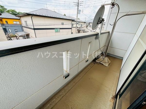 八街市沖の中古一戸建のバルコニー