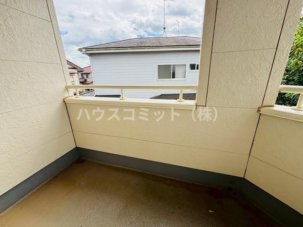 八街市富山の中古一戸建のバルコニー
