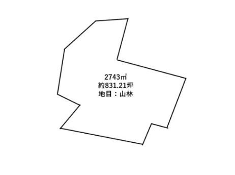 東金市家之子の売地の土地図