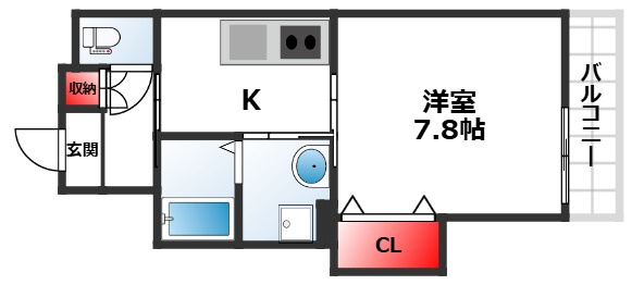 クレアール西今川の間取り