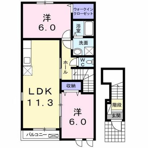 オメガの間取り