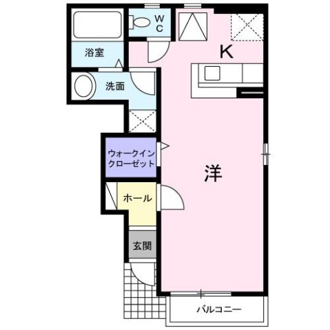サンリットパレスＢの間取り