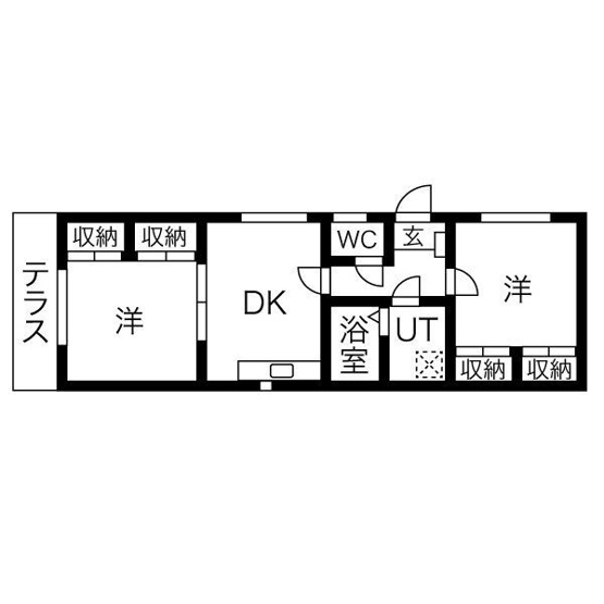 【間取り】 | アビタシオン平安通