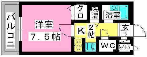 プレデュパルク壱番館の間取り