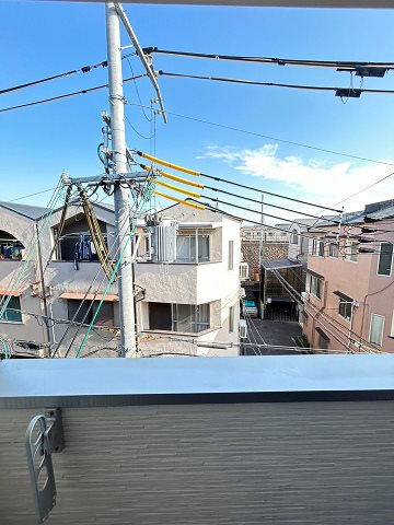 大阪市西淀川区歌島１丁目のアパートの展望
