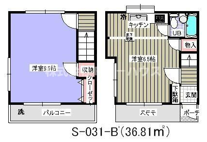 ローズガーデン(S-031B)の間取り