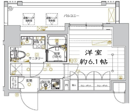レガリス品川サウス【おとり物件なし】の間取り